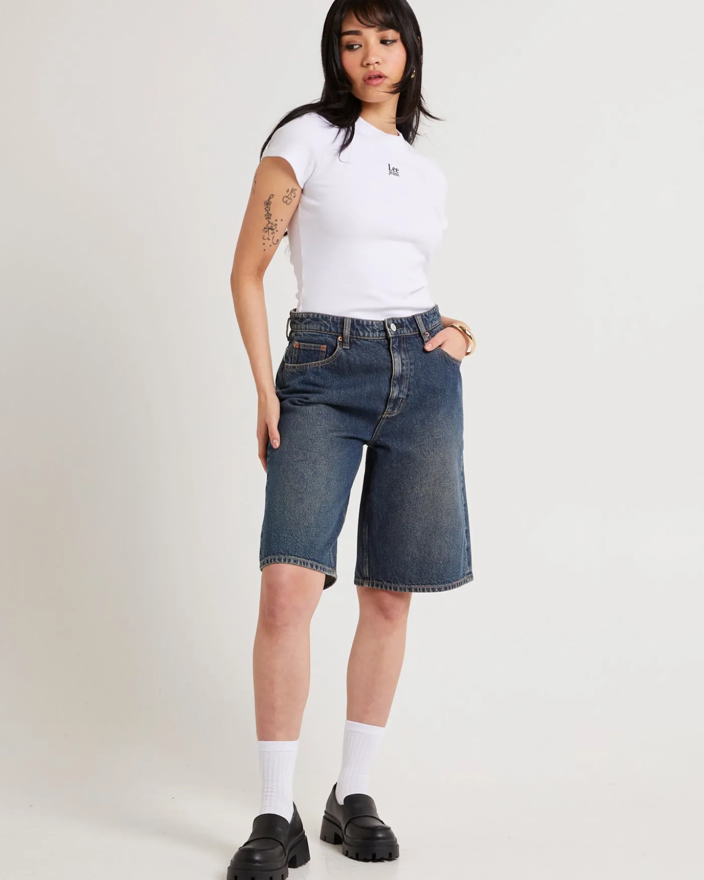 Low Slouch Relaxed Denim Jorts
