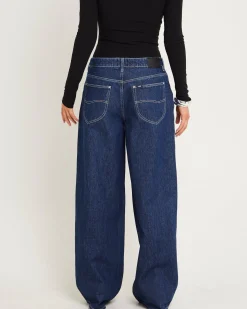 Low Slouch Relaxed Denim Jeans Indigo Exchange