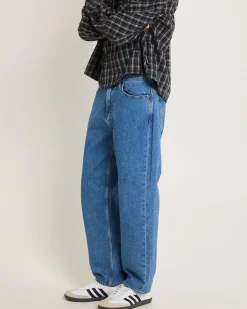 L-Three Straight Denim Jeans Satisfaction Indigo