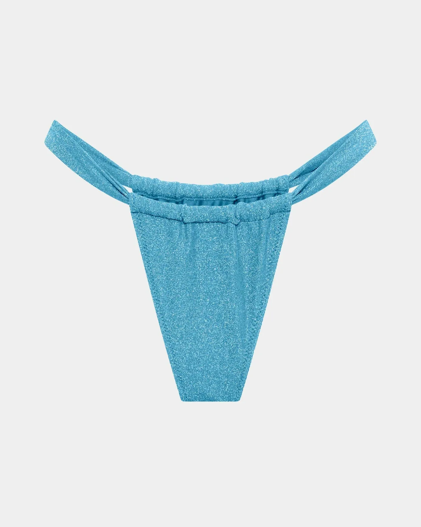 Lurex Gather Bikini Bottom