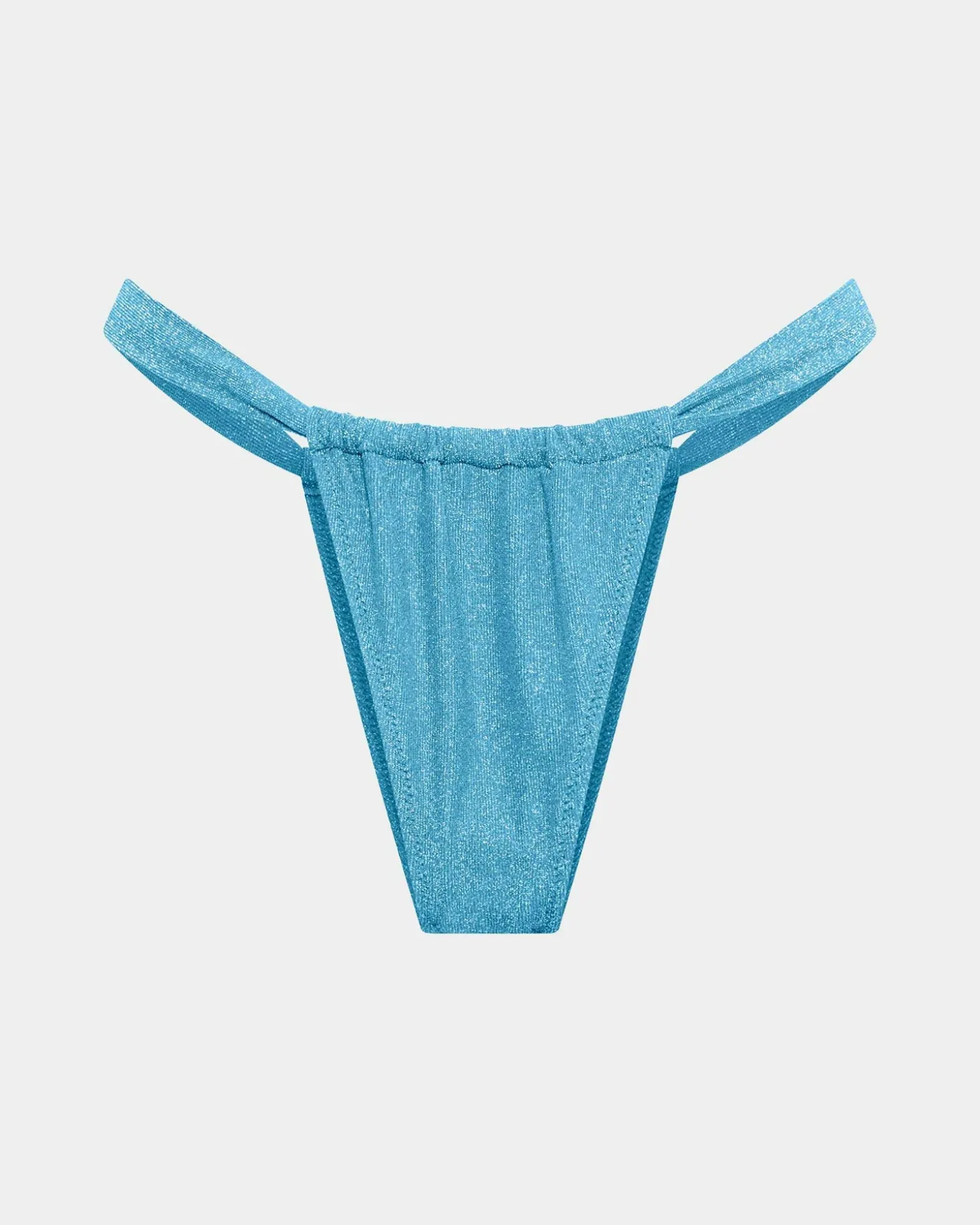 Lurex Gather Bikini Bottom