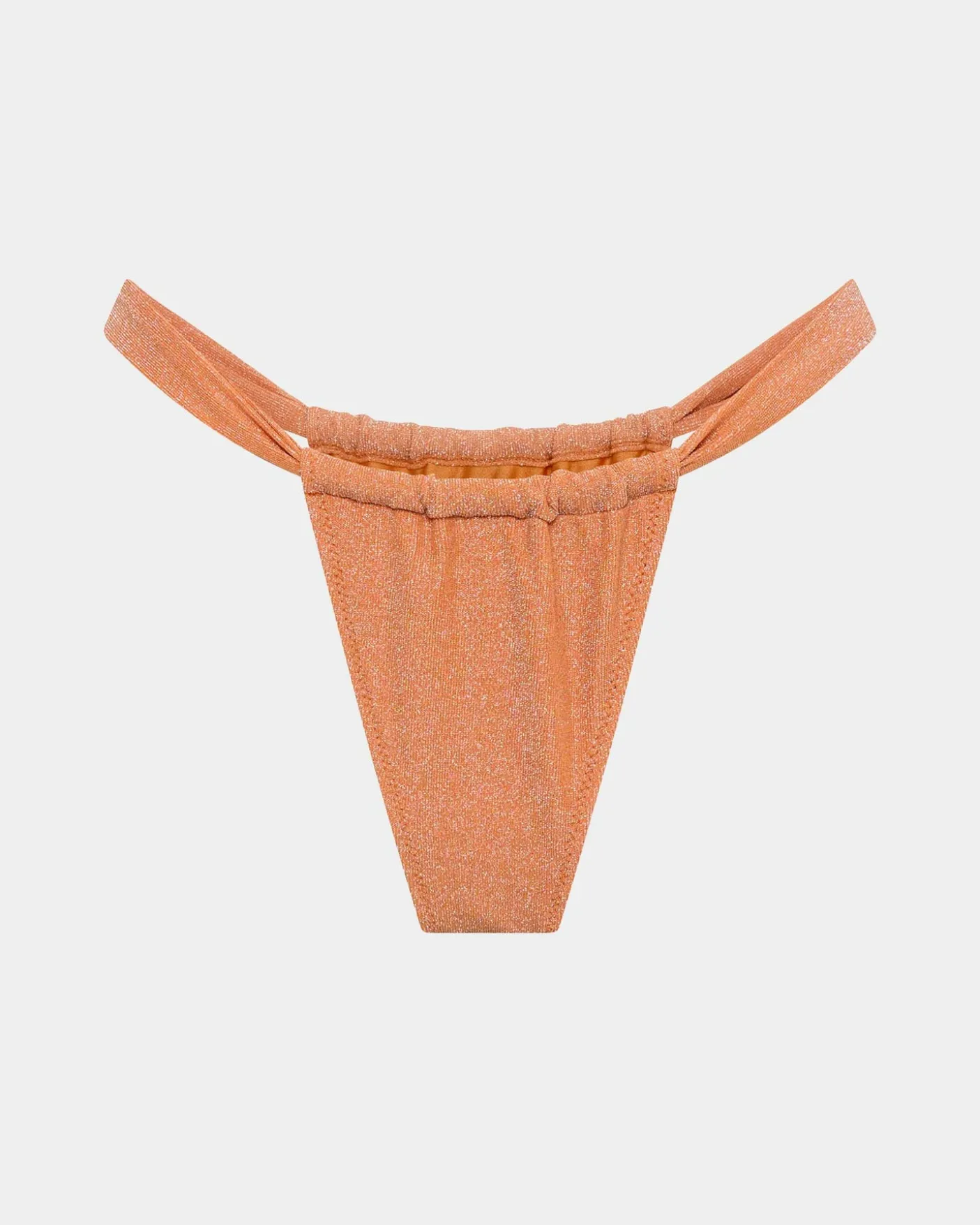 Lurex Gather Bikini Bottom