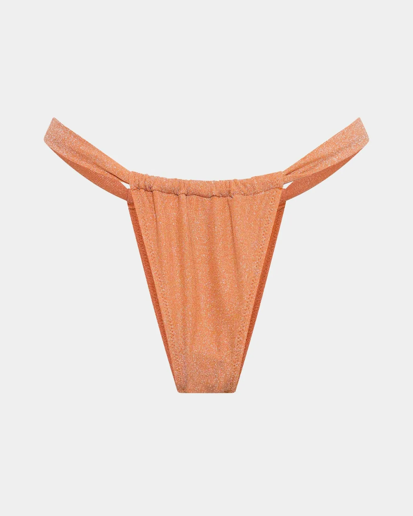 Lurex Gather Bikini Bottom