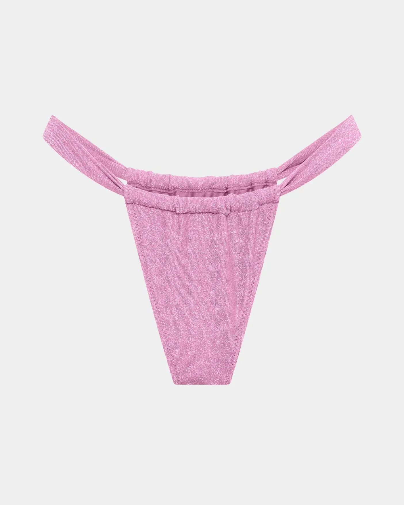 Lurex Gather Bikini Bottom