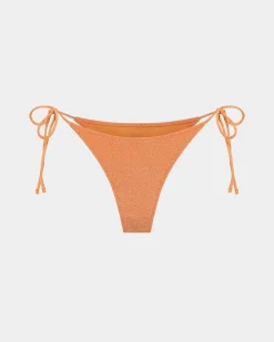 Lurex Tie Side Bikini Bottom