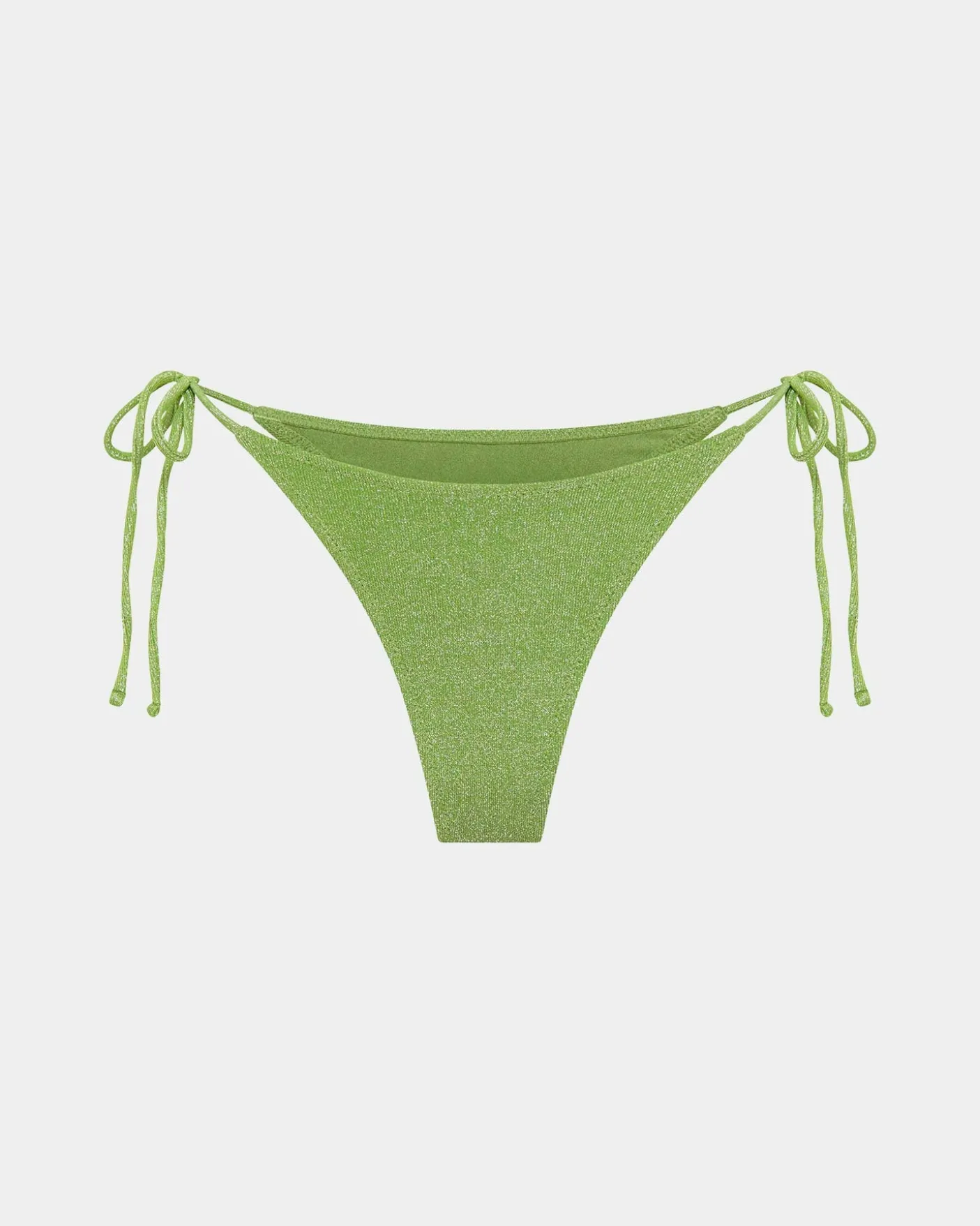 Lurex Tie Side Bikini Bottom