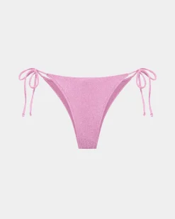 Lurex Tie Side Bikini Bottom