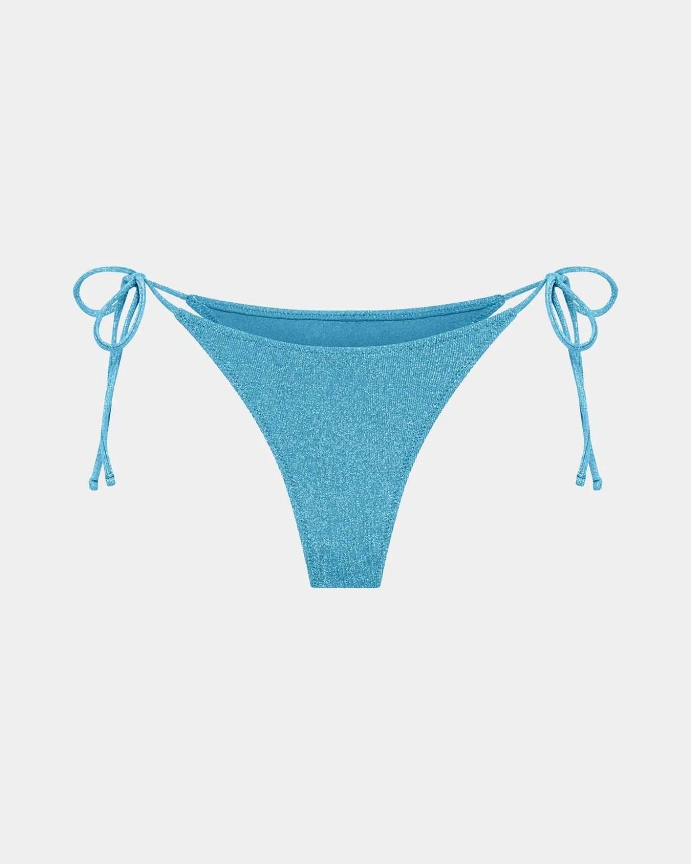 Lurex Tie Side Bikini Bottom