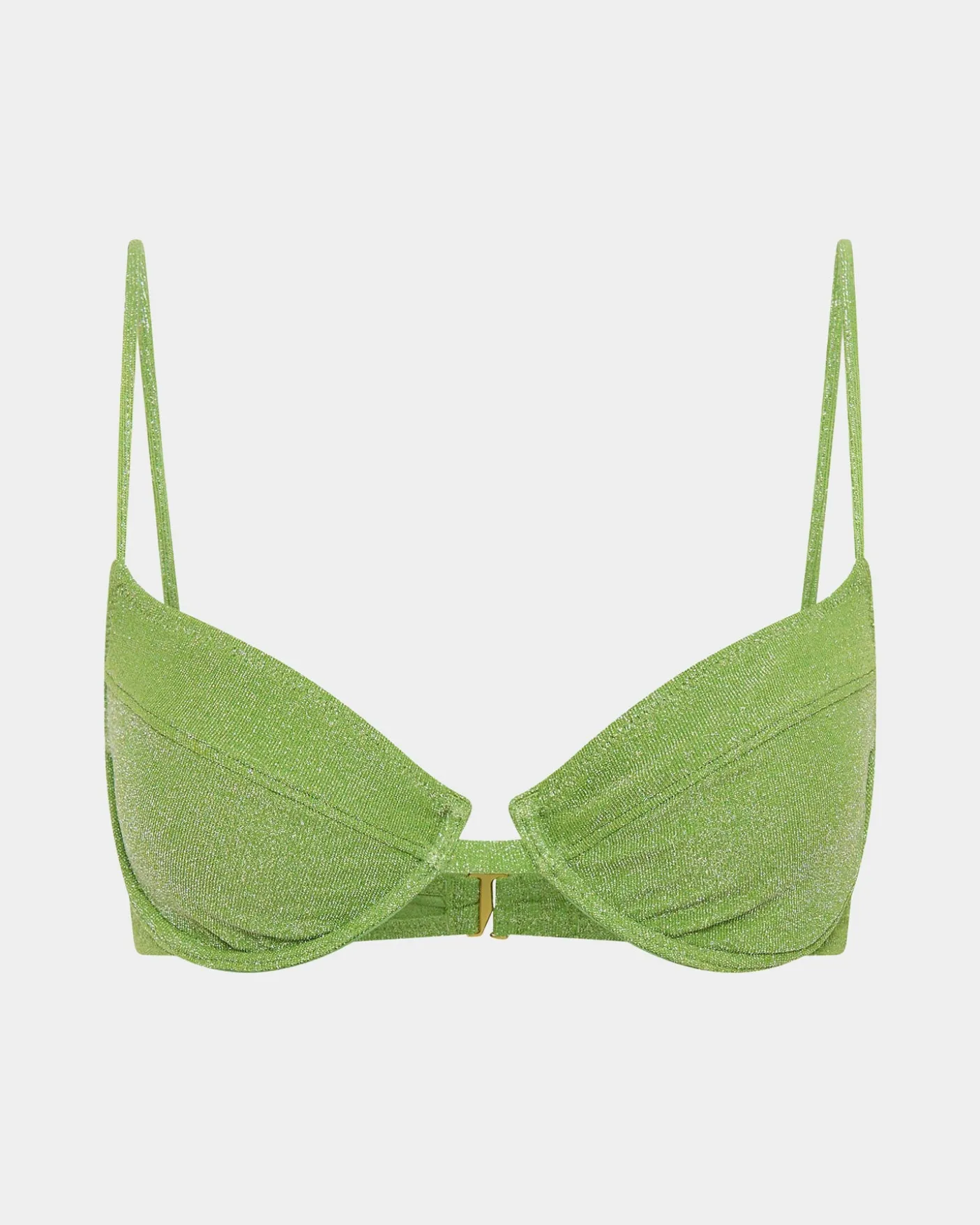Lurex Underwire Bikini Top