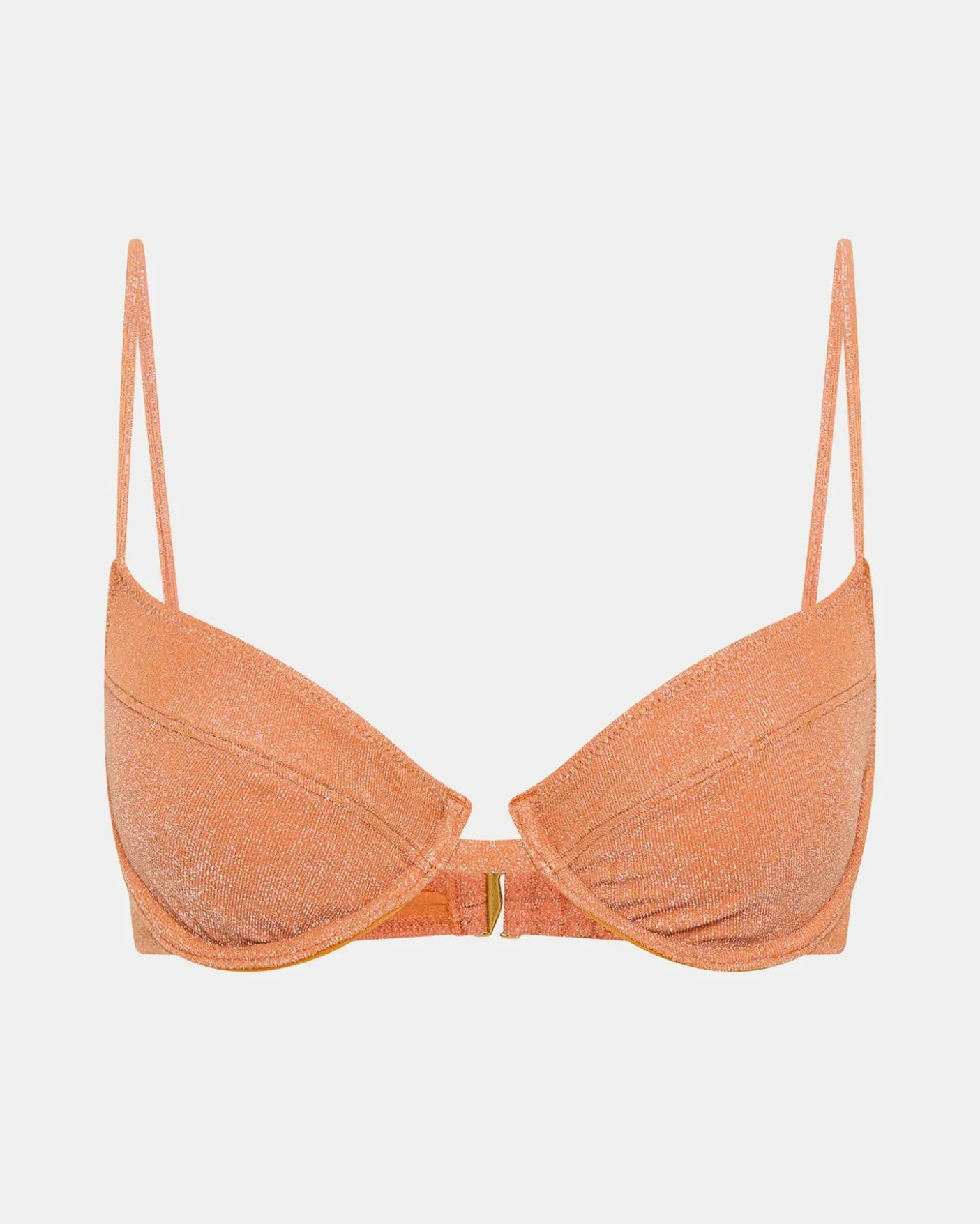 Lurex Underwire Bikini Top