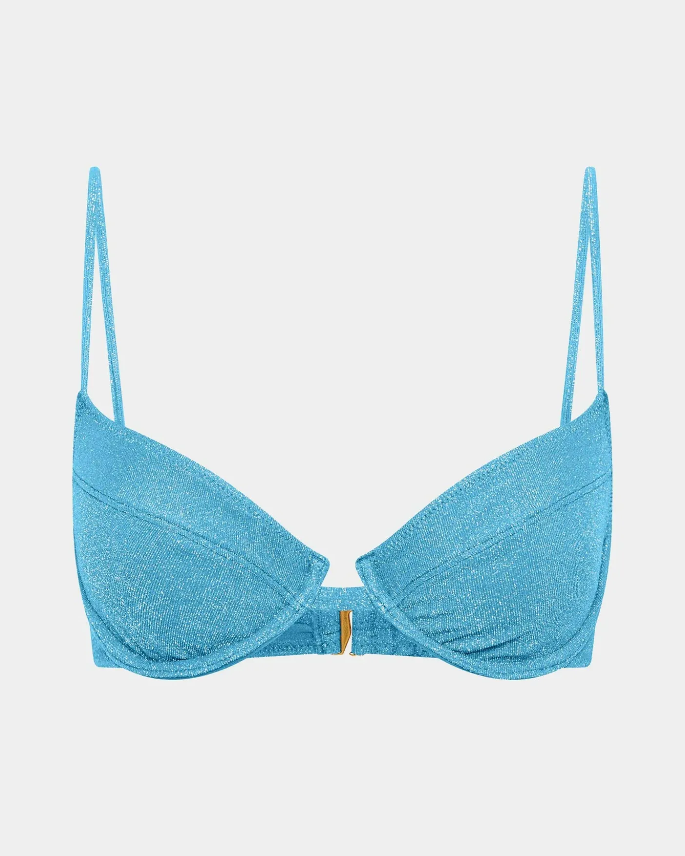 Lurex Underwire Bikini Top