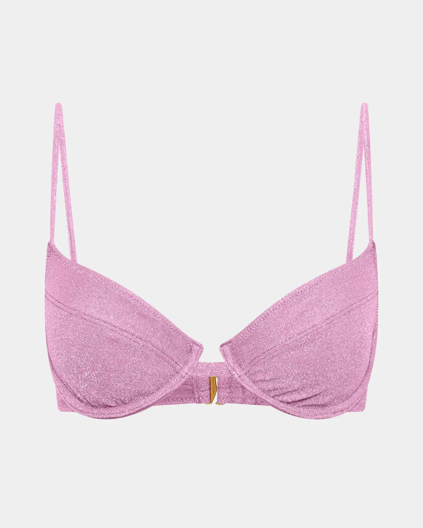 Lurex Underwire Bikini Top