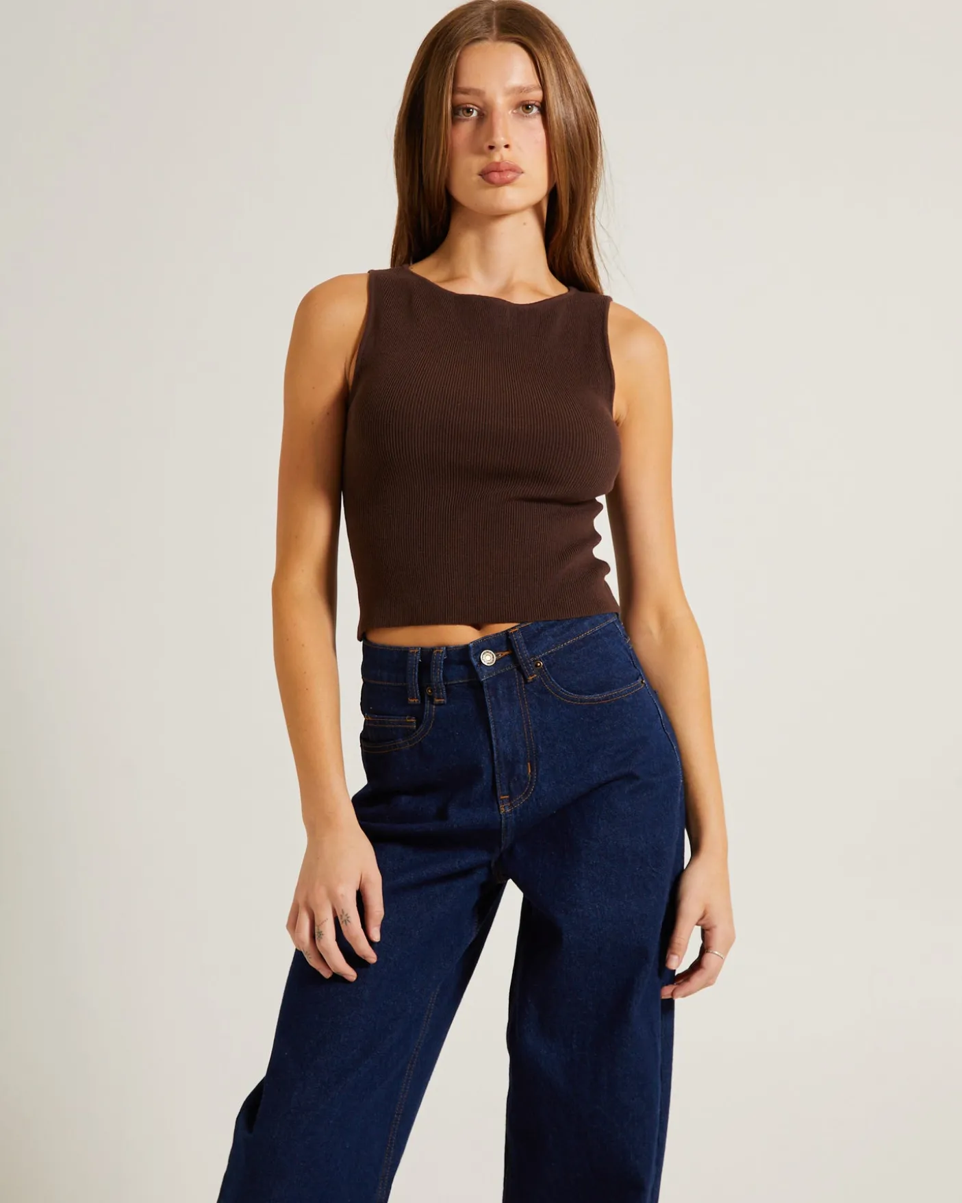 Luxe Knit Slim Fit Tank Top