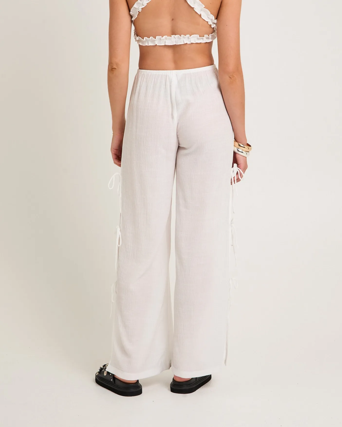 Macie Tie Side Bow Pants