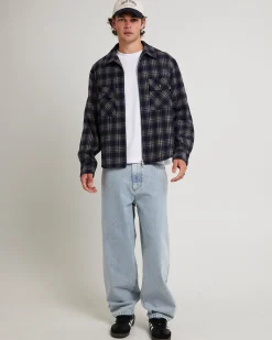 Maker Zip Up Long Sleeve Shirt