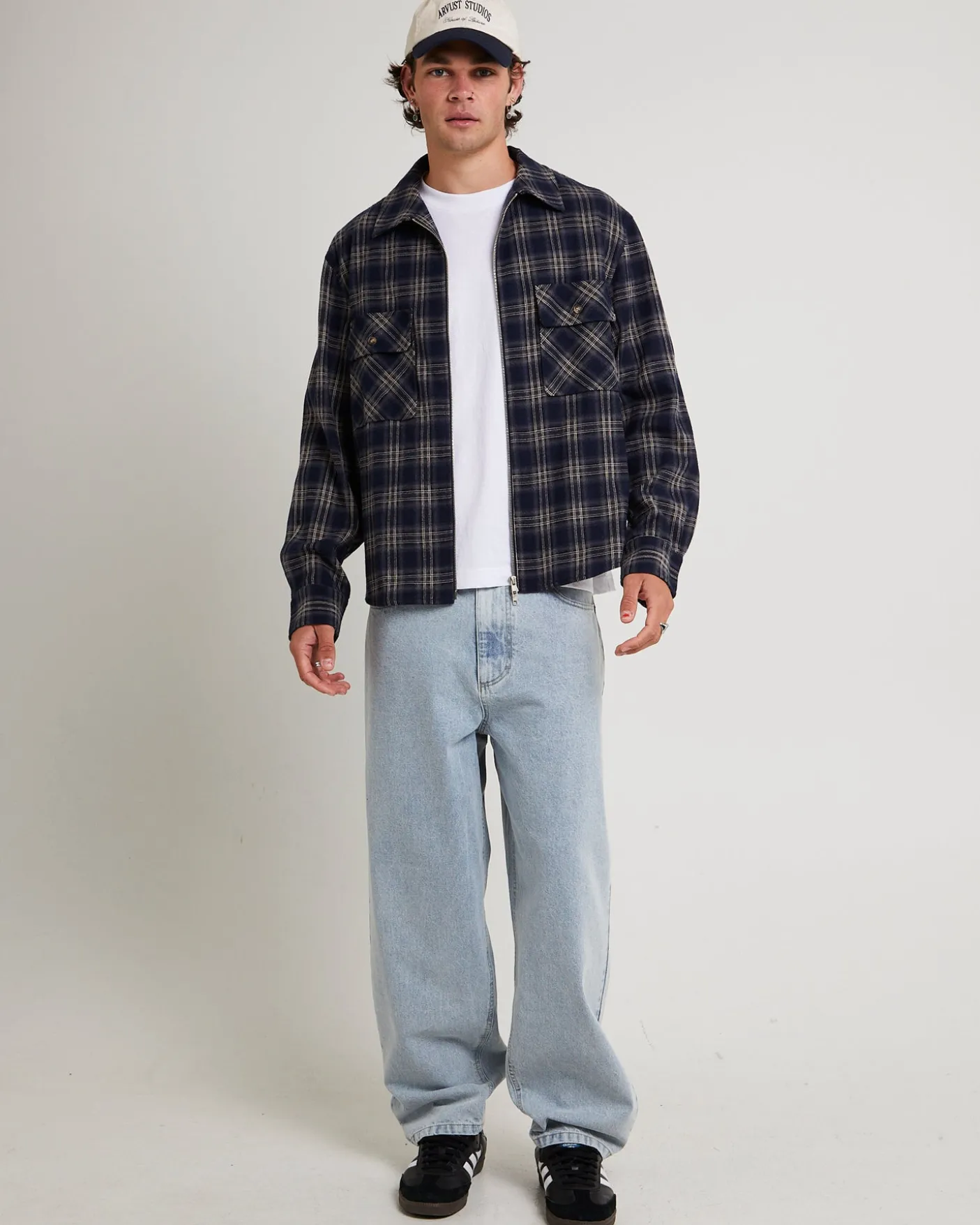 Maker Zip Up Long Sleeve Shirt