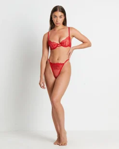 Maple Scallop Lace Cage Bra