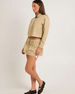 Margot Crop Twill Jacket