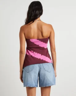 Margot Longline Knit Bandeau Top in Assorted