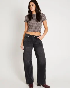 Maylee Low Rise Relaxed Denim Jeans