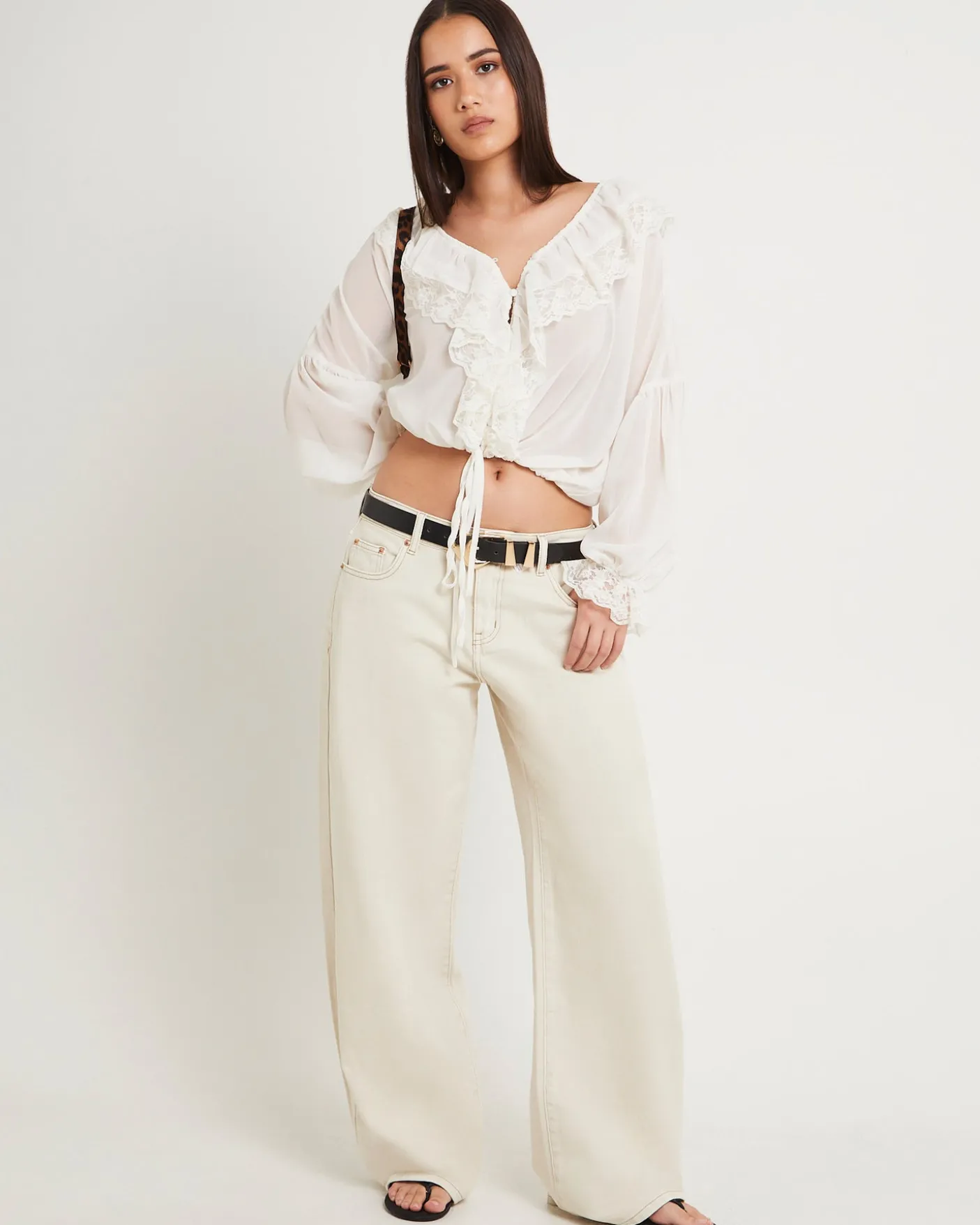 Maylee Low Rise Relaxed Denim Jeans