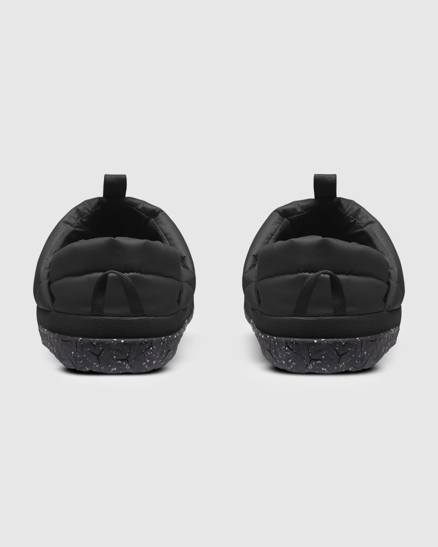 Mens Nupste Mules in Black