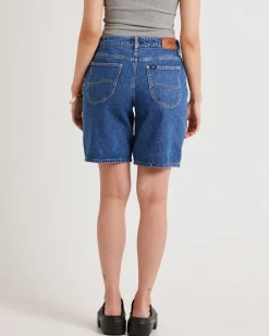 Mid Baggy Denim Shorts