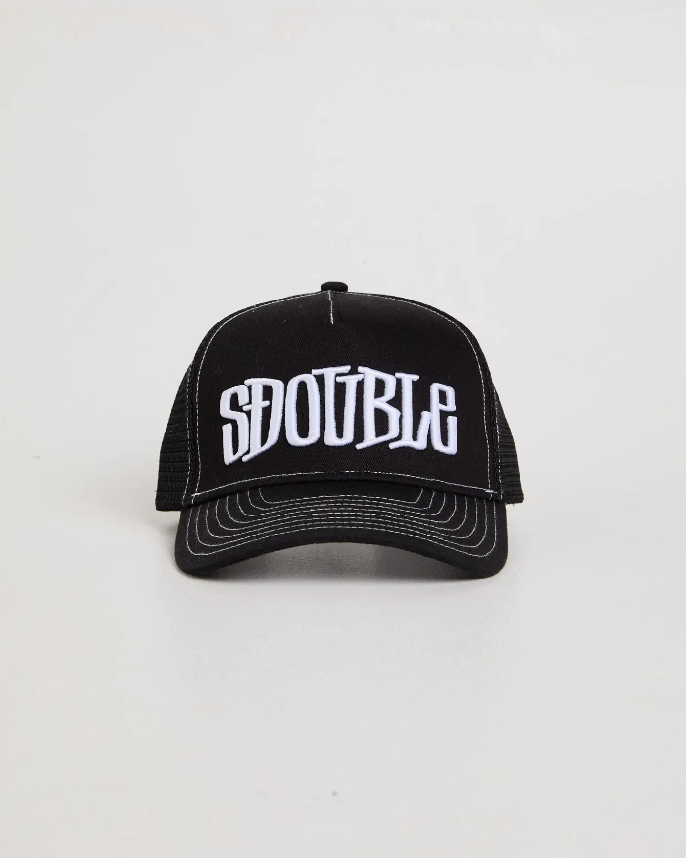Mid-Block Curved Peak Trucker Cap