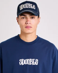Mid-Block Curved Peak Trucker Cap
