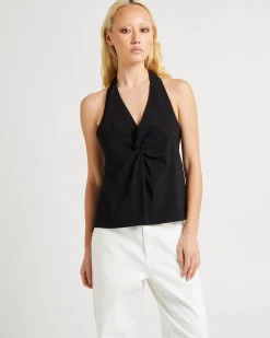 Miley Twist Front Halter Top