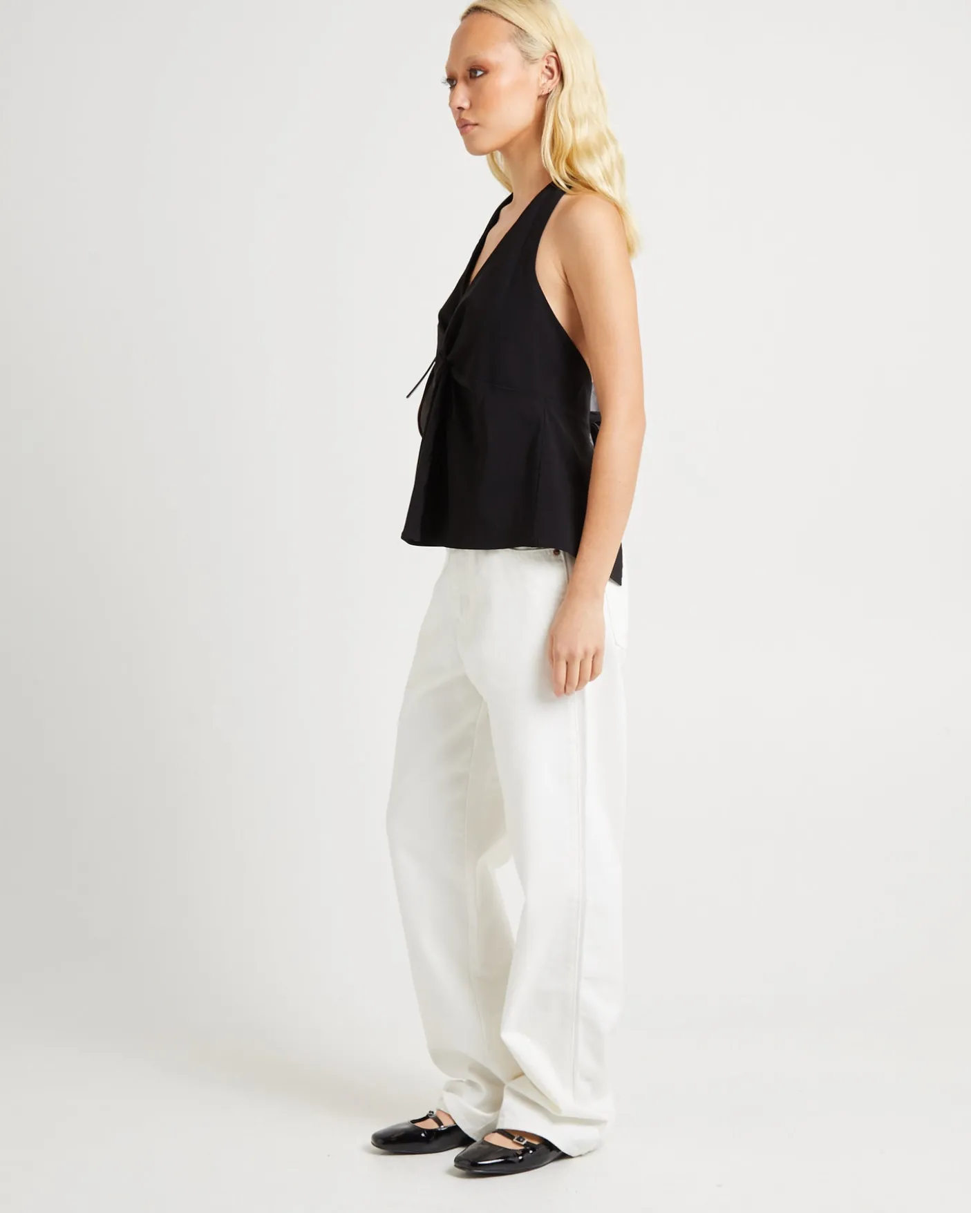 Miley Twist Front Halter Top