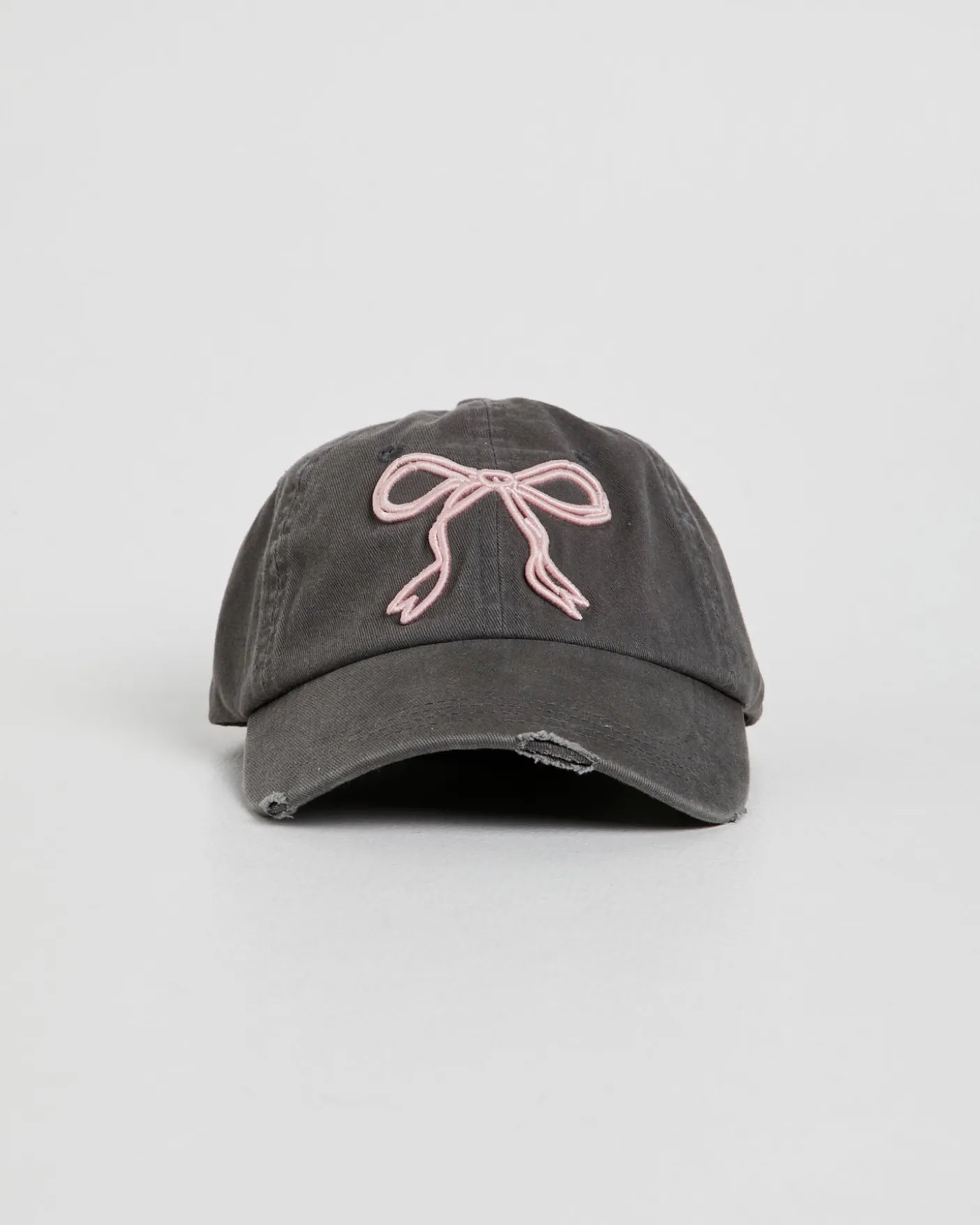 Mimi Bow Distressed Cap