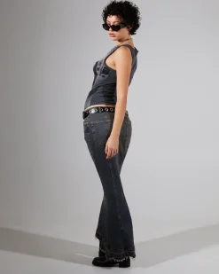Mono Photo Rib Tank Top