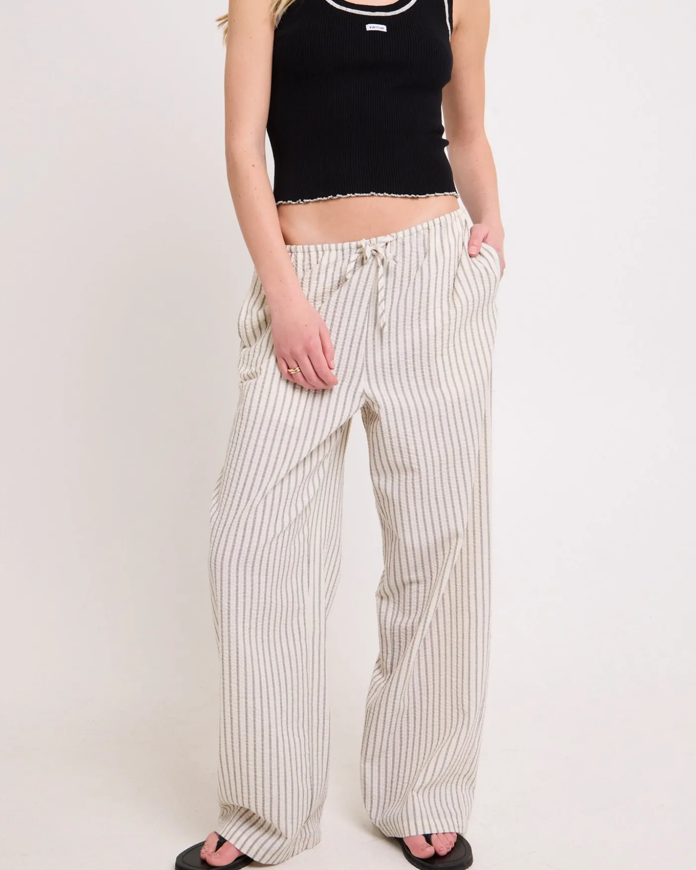 Morgan Stripe Pants