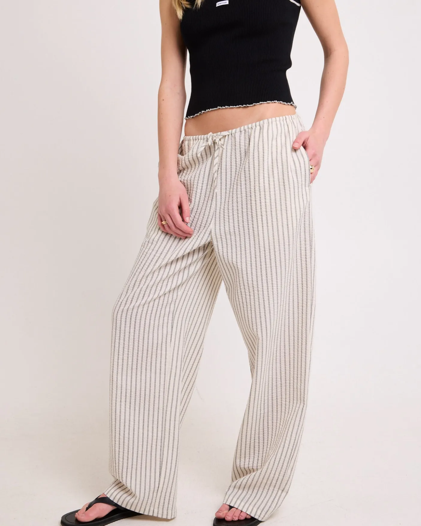 Morgan Stripe Pants