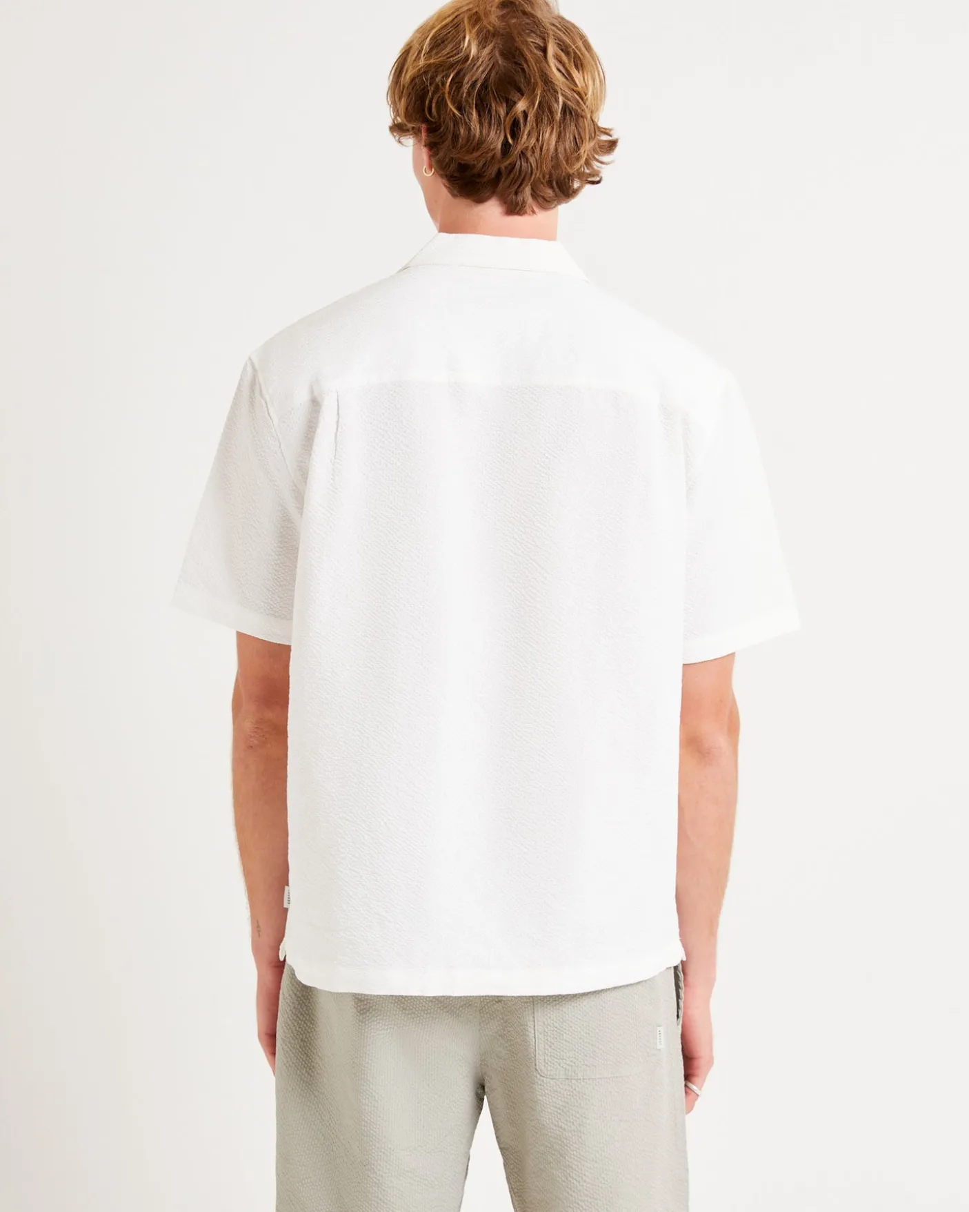 Morrison Seersucker Short Sleeve Resort Shirt