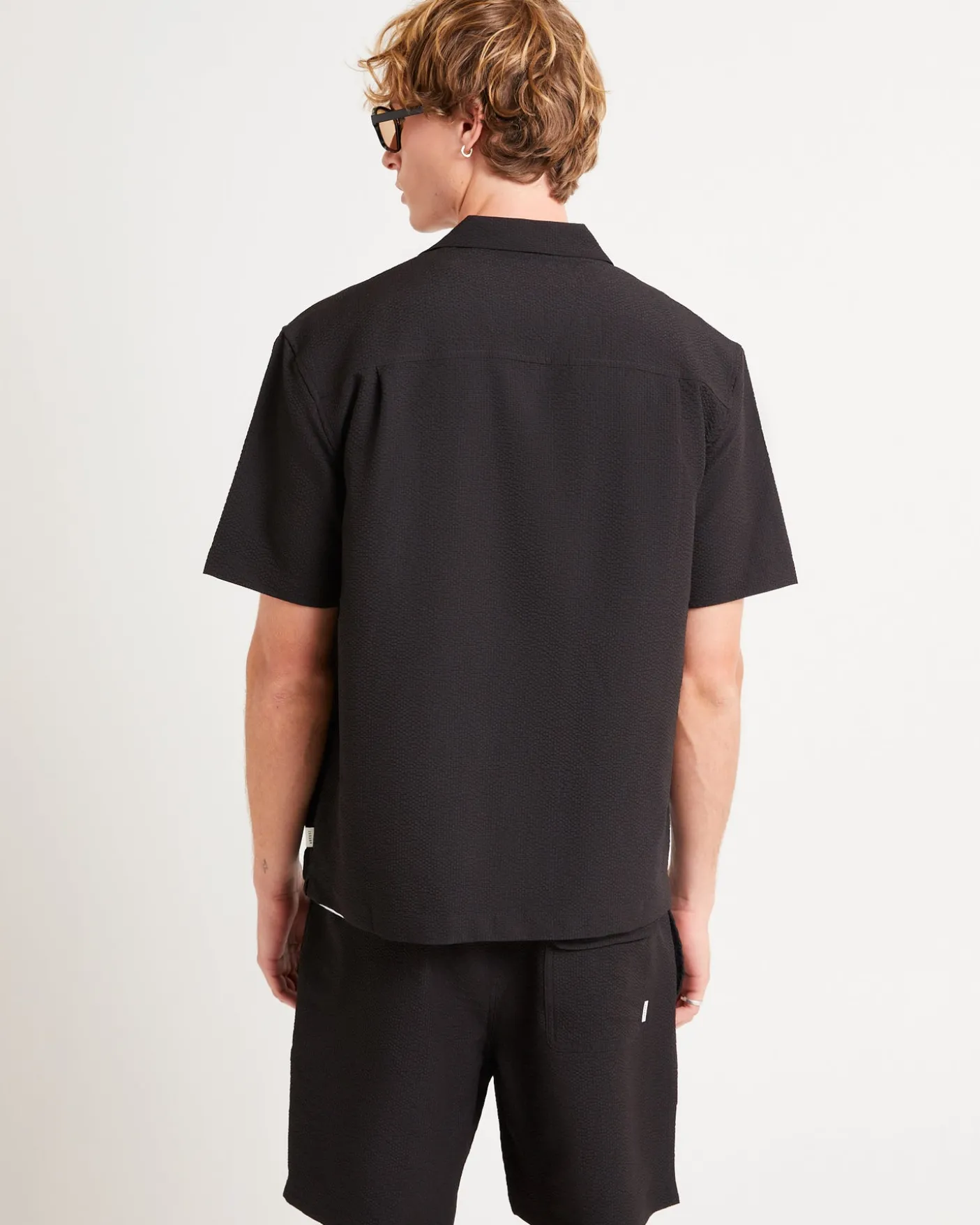 Morrison Seersucker Short Sleeve Resort Shirt