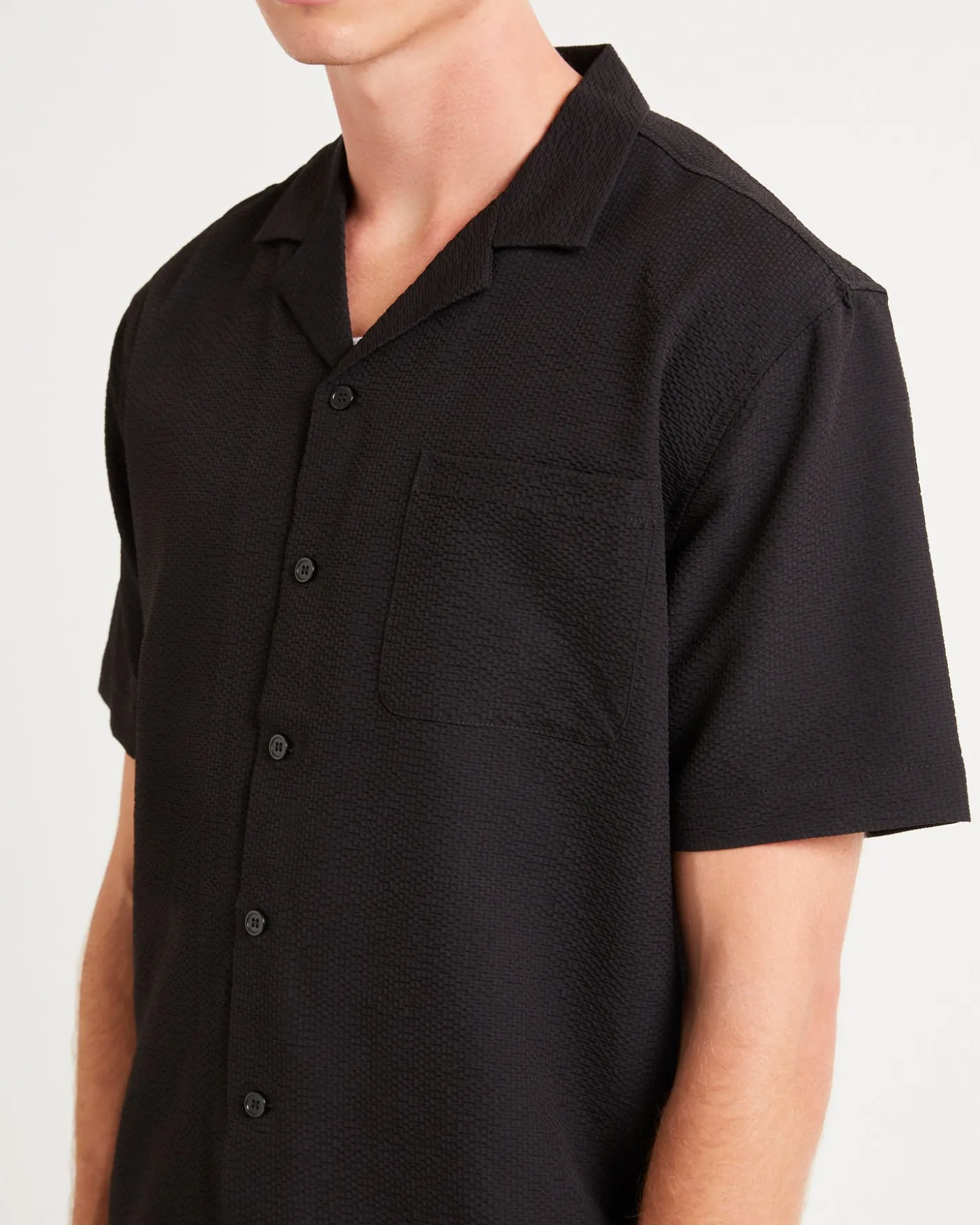 Morrison Seersucker Short Sleeve Resort Shirt