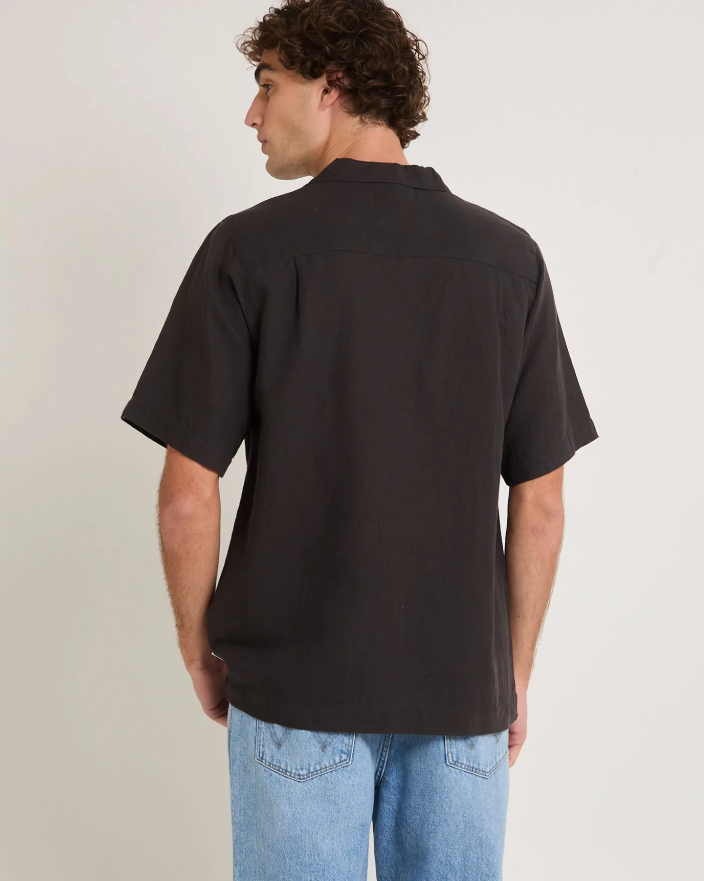 Motif Emb Bowler Shirt