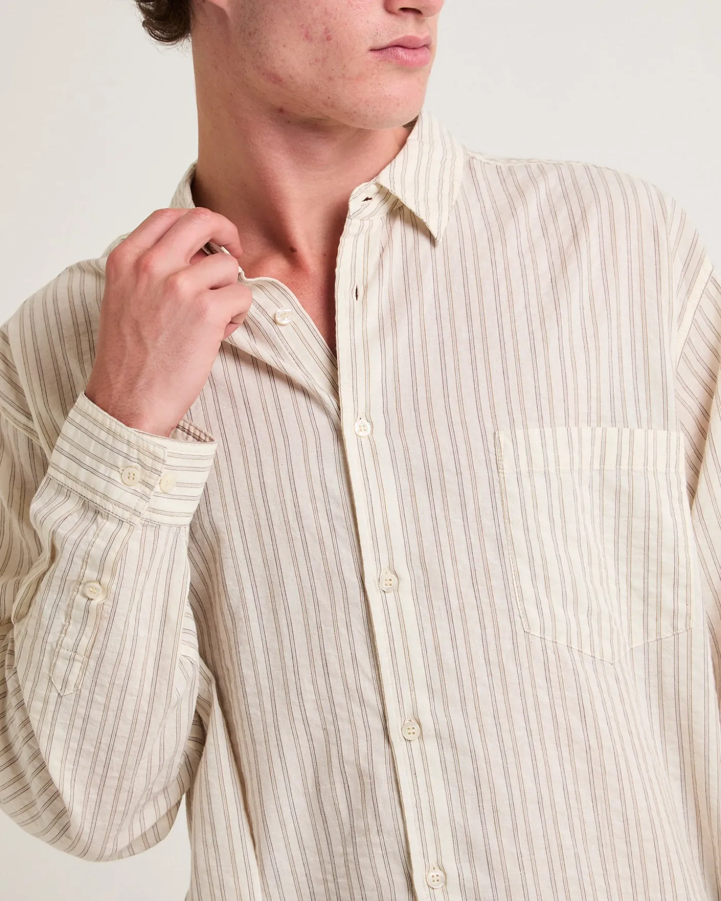 Murphy Stripe Long Sleeve Shirt