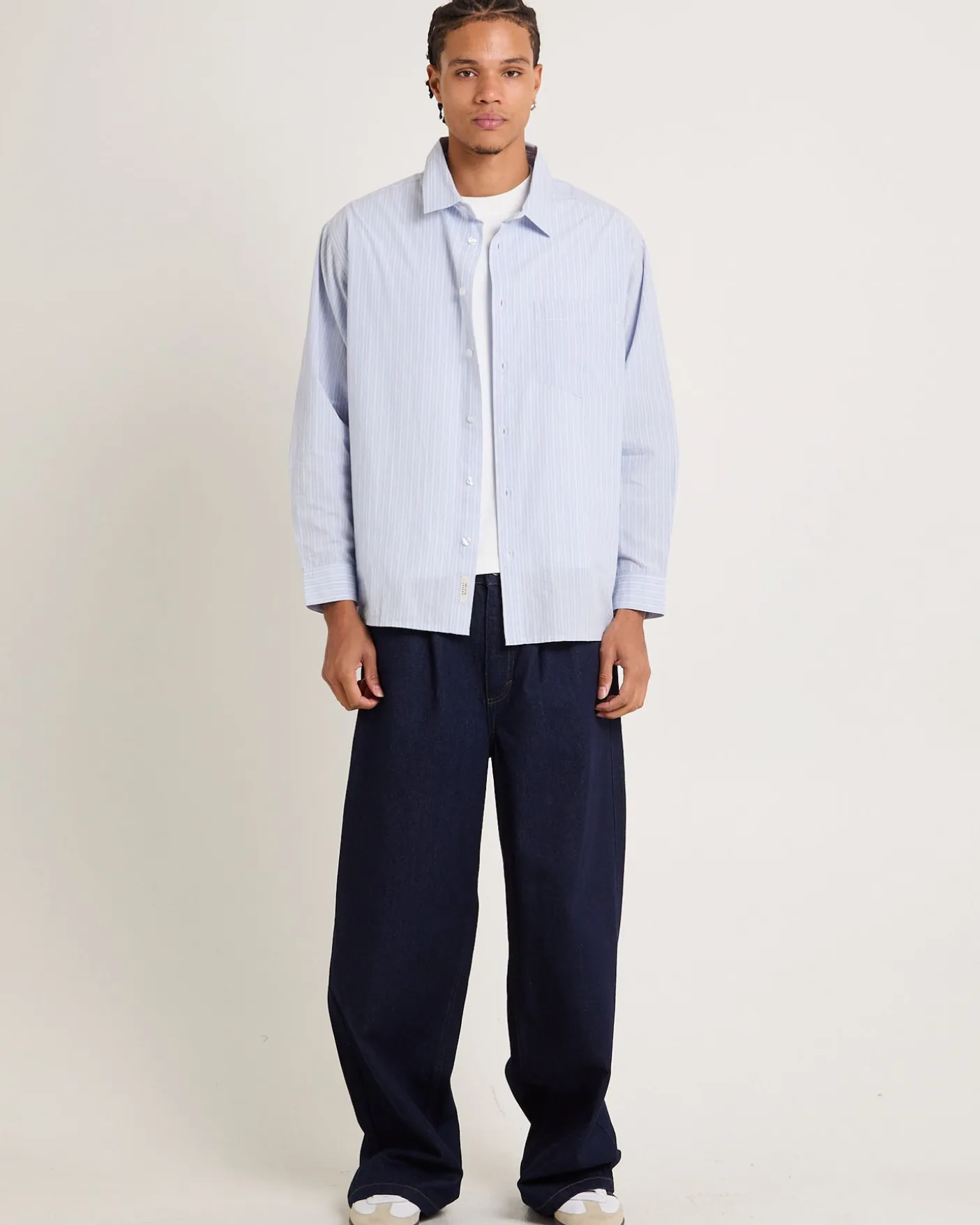 Murphy Stripe Poplin Long Sleeve Shirt