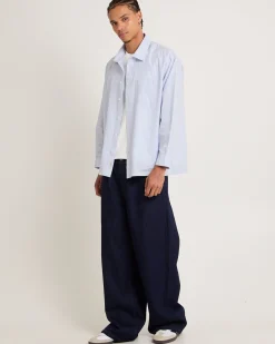 Murphy Stripe Poplin Long Sleeve Shirt