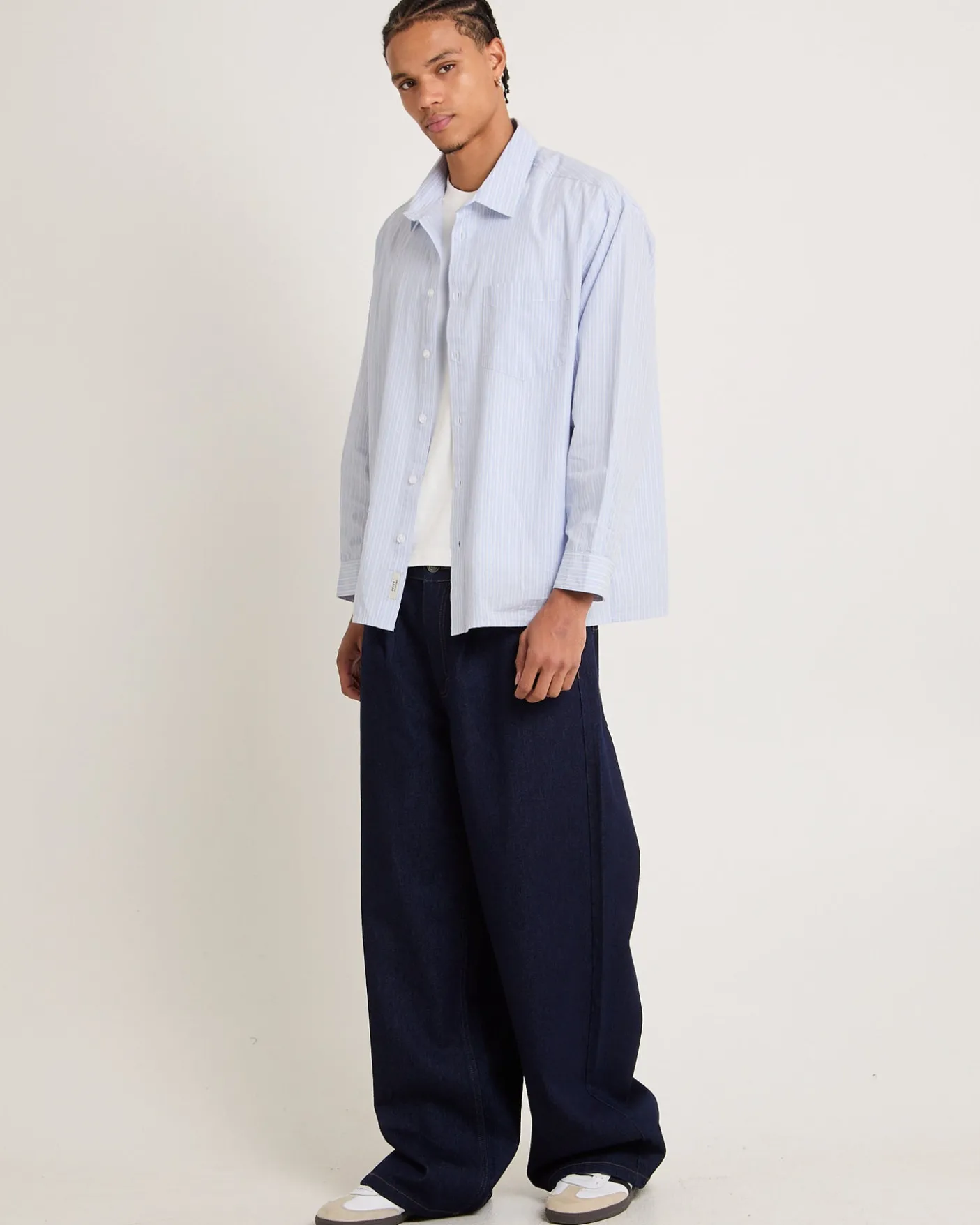 Murphy Stripe Poplin Long Sleeve Shirt