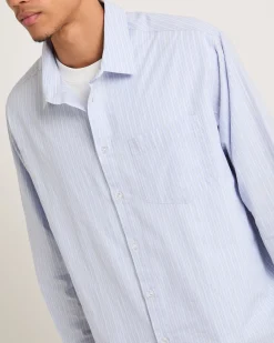 Murphy Stripe Poplin Long Sleeve Shirt