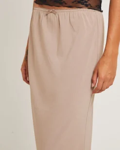 Mya Sweetheart Maxi Skirt Stone