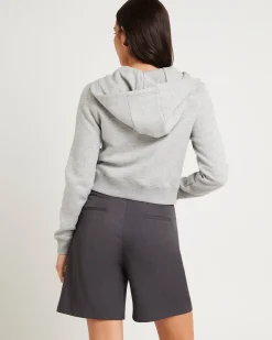 Nalo Cropped Fleece Hoodie