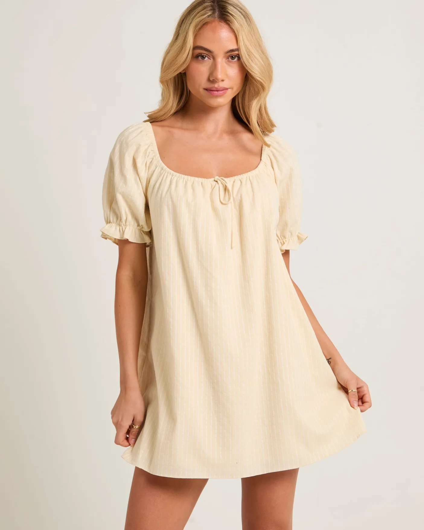 Nelson Smock Beach Mini Dress
