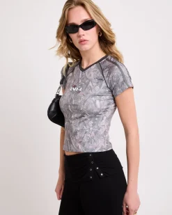 Neon Crop Soccer Jersey