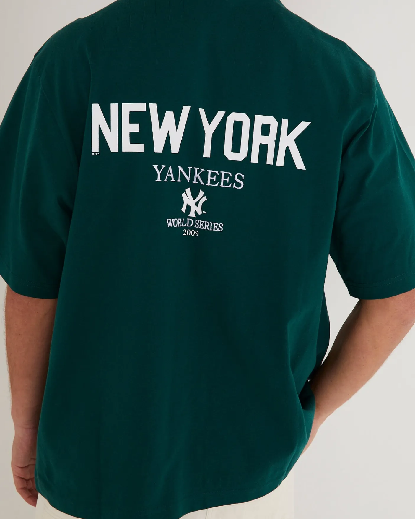 New York Yankees Script Boxy T-Shirt