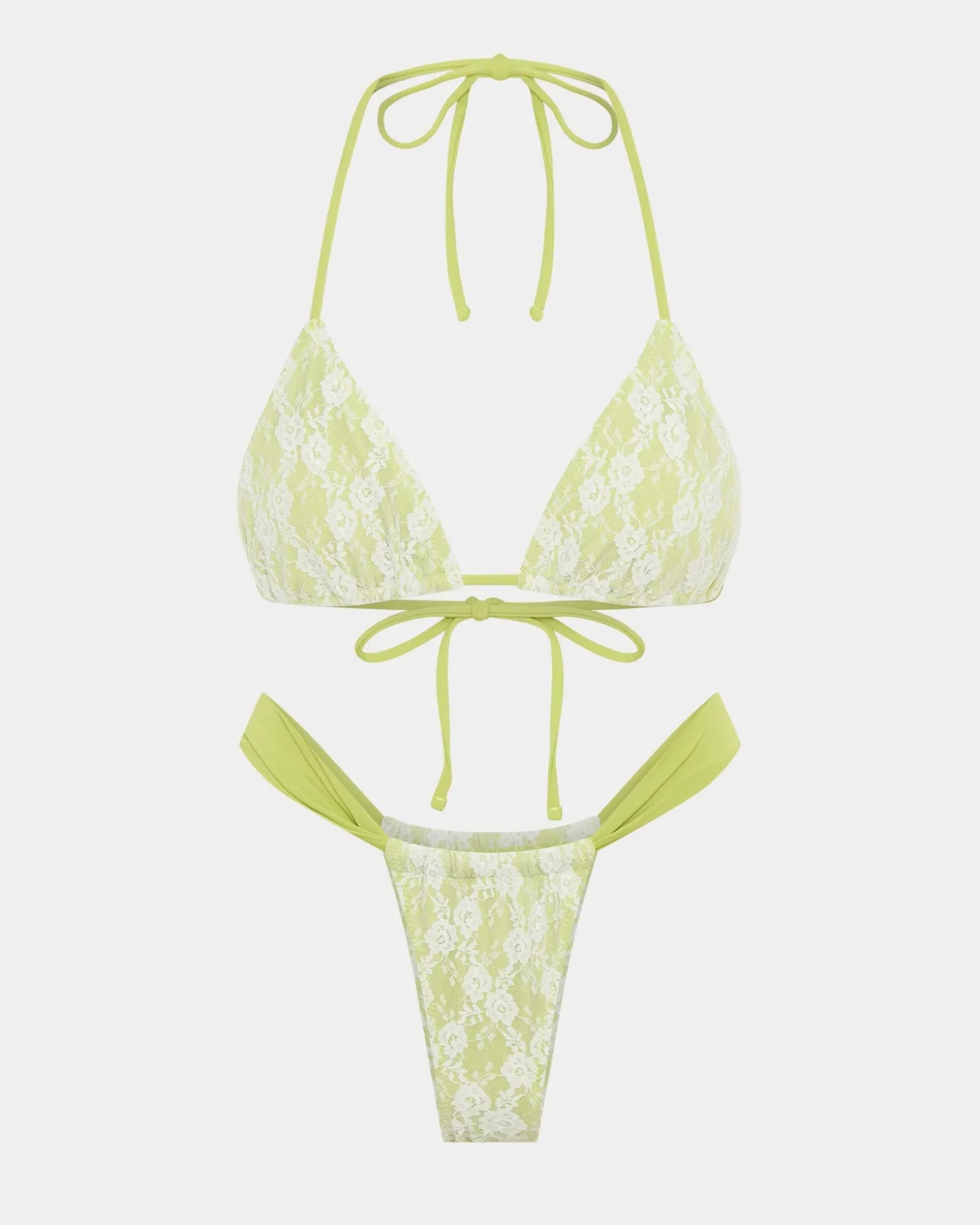 Niara Lace Triangle Bikini Set